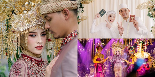 Serba Putih dan Merah, ini 10 Detail Akad dan Resepsi Nikah Aghnia Punjabi-Reinukky. Classy!
