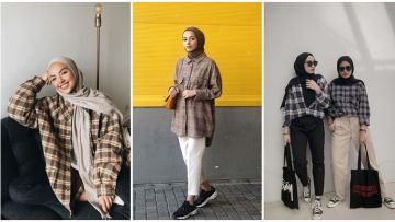 9 OOTD Kemeja Flanel Kotak-Kotak, Kece Buat Ngampus!