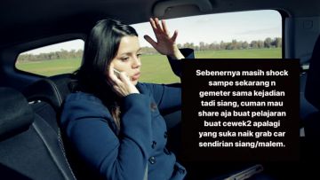 Naik GrabCar Sendirian, Cewek ini Hampir Jadi Korban Kejahatan Sopirnya. Untung Cepat Bertindak!