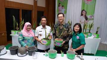 Olah Popok Bekas Pakai Jadi Pot Tanaman, Merries Lakukan Aksi Nyata untuk Benahi Lingkungan