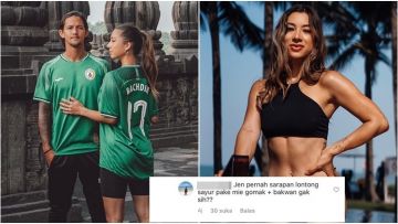 Pamer Body Goals, ini Jawaban Jennifer Bachdim Saat Ditanya Pernah Sarapan Lontong Sayur. Kocak!