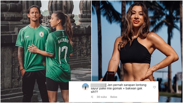 Pamer Body Goals, ini Jawaban Jennifer Bachdim Saat Ditanya Pernah Sarapan Lontong Sayur. Kocak!