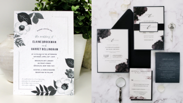 9 Ide Undangan Nuansa Hitam Putih yang Minimalis tapi Elegan Banget. Jauh dari Kesan Suram!