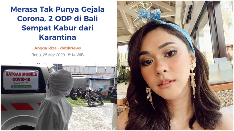 Teman Dekatnya yang ODP Corona Diberitakan Kabur dari Karantina, Nana Mirdad Bantu Beri Klarifikasi