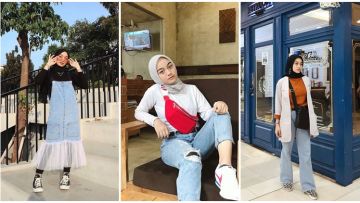 Ide OOTD Terbaik dari 9 Hijaber Penyuka Warna Cerah. Nggak Norak, Gampang Ditiru!