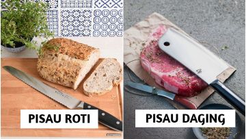 9 Jenis Pisau yang Perlu Kamu Miliki di Dapur. Ternyata Bentuk dan Fungsinya Beda-beda lo