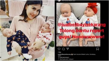Foto Anak Kembarnya Muncul di Akun Jual Beli Bayi, Syahnaz Minta Warganet Laporkan Pelaku