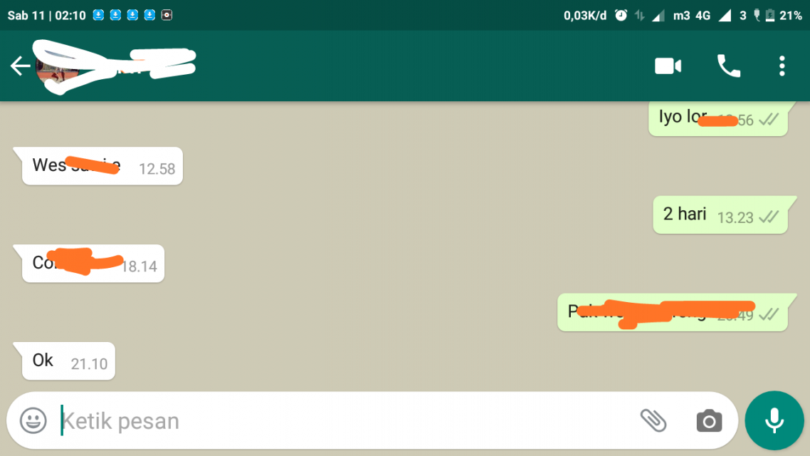 Whatsapp chat
