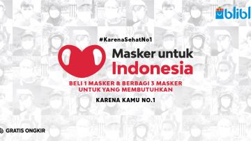 Gandeng Gerakan ‘Masker untuk Indonesia’, Blibli Bagikan Masker Kain ke Masyarakat yang Membutuhkan