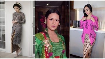 7 Potret Langka Penyanyi Favorit Milenial dengan Kebaya. Cantiknya Jadi Nambah dan Nyata!