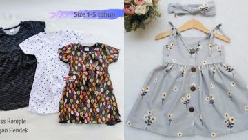 7 Rekomendasi Olshop Dress Santai untuk Anak-anak. Nyaman dan Cakep, Harga Under 70 Ribu!