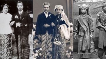 10 Potret Pernikahan Jadoel Nusantara. Foto dan Baju Uniknya Bisa Jadi Inspirasi Pernikahan Tema Vintage!