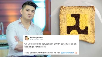 Warganet Kritik Kementerian PUPR yang Ikut Tren Bikin Roti Meses, Chef Arnold Justru Membela