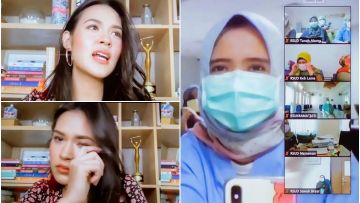 Berniat Menghibur Petugas Medis dengan Nyanyiannya, Raisa Justru Menangis Dengar Curhatan Mereka