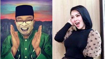Punya Cara Unik Imbau Warga Jaga Kesehatan, Ridwan Kamil Kenakan Masker Berbentuk Mulut Syahrini