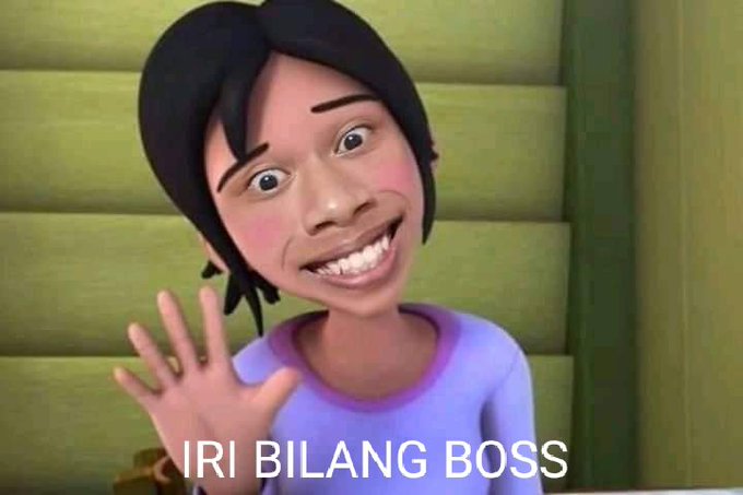 11 Potret Kocak Meme 'Iri Bilang Bos' Ala Warganet. Cara Kreatif buat Balas Nyinyiran Orang~
