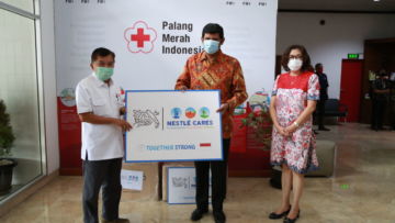 Beri Bantuan APD Serta Produk Makanan dan Minuman, Nestlé Indonesia Dukung PMI Hadapi Pandemi Covid-19