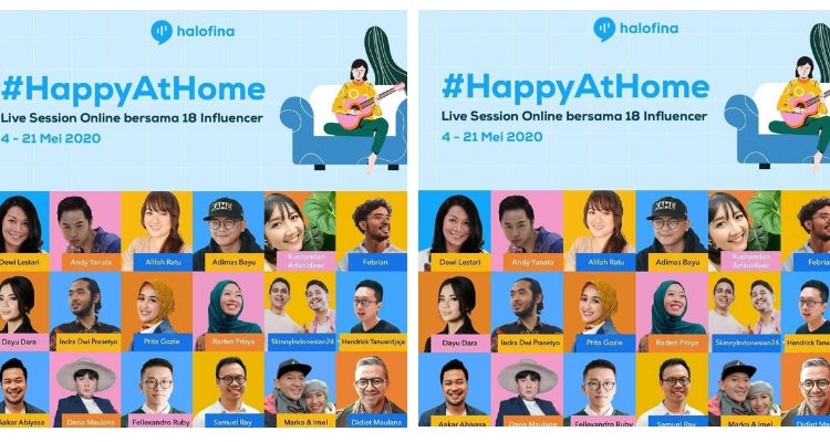 Festival Online Happy at Home, Cara Halofina Menyebarkan Kebahagiaan dan Semangat di Masa Pandemi Covid-19