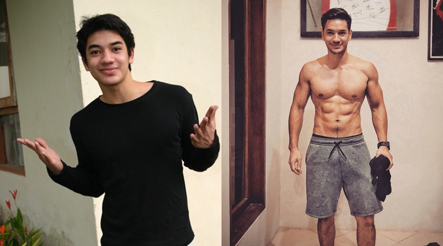 10 Perubahan Fisik Para Artis Cowok dari Masih Kurus sampai Berotot. Butuh Proses!