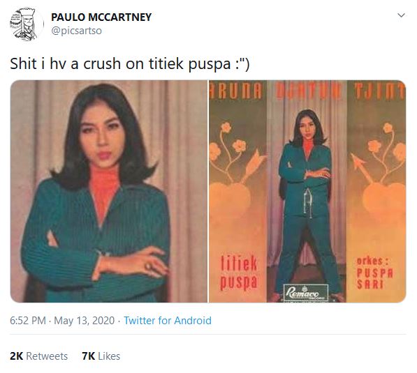 Foto Titiek Puspa Muda Kembali Viral, Dibilang Mirip Isyana Sarasvati dan Rara Sekar. Sepakat?