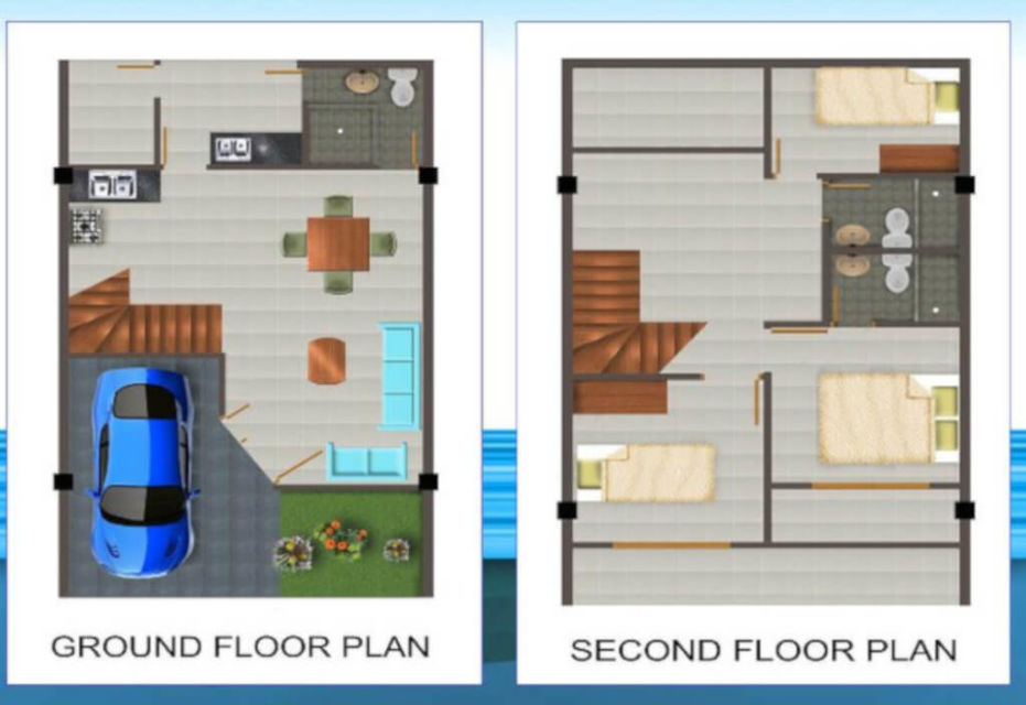 Desain & Denah Rumah Type 36