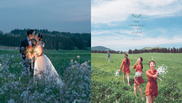 10 Ide Foto Pre-wedding di Taman Bunga ala Pasangan Korea. Romantisnya kayak di Adegan K-Drama~