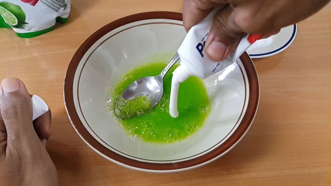 cara membuat slime 2 bahan