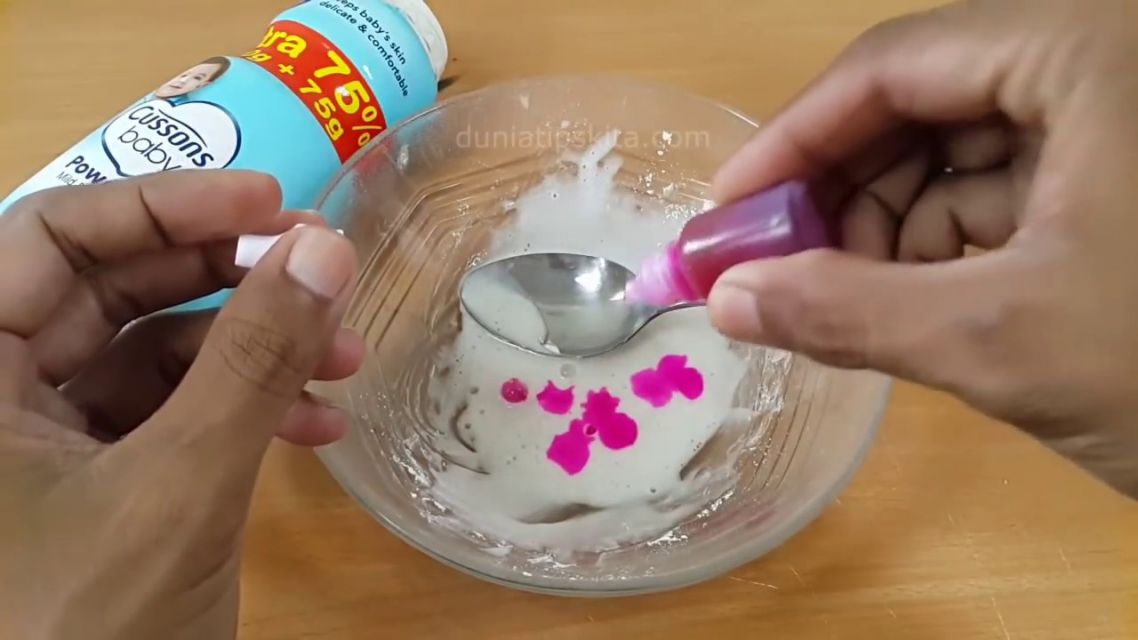 cara membuat slime tanpa lem