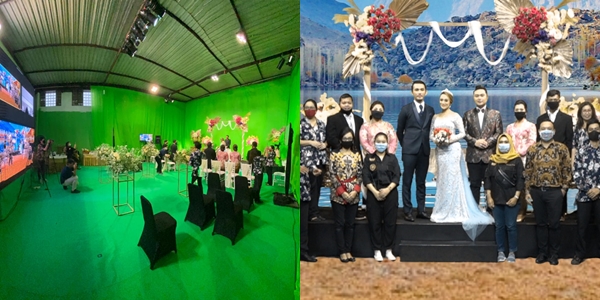 Viral Virtual Wedding dengan Green Screen di Media Sosial, ini Kata WO yang Menangani. Unik Banget!