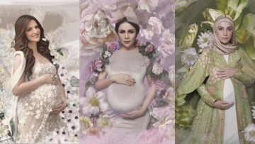 9 Foto Maternity Selebritas Tanah Air dalam Konsep Bunga Estetik nan Klasik. Ugh, Cakepnya~