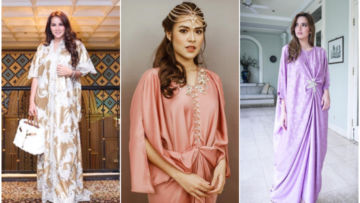 10 Gaya Menawan Para Artis dalam Balutan Kaftan Longgar. Bisa Ditiru Biar Elegan!!