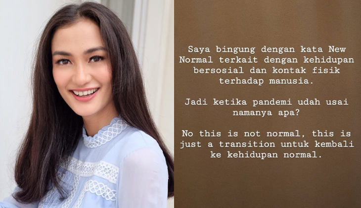 Bingung dengan Istilah “New Normal”, Atiqah Hasiholan Pancing Beragam Respons Warganet