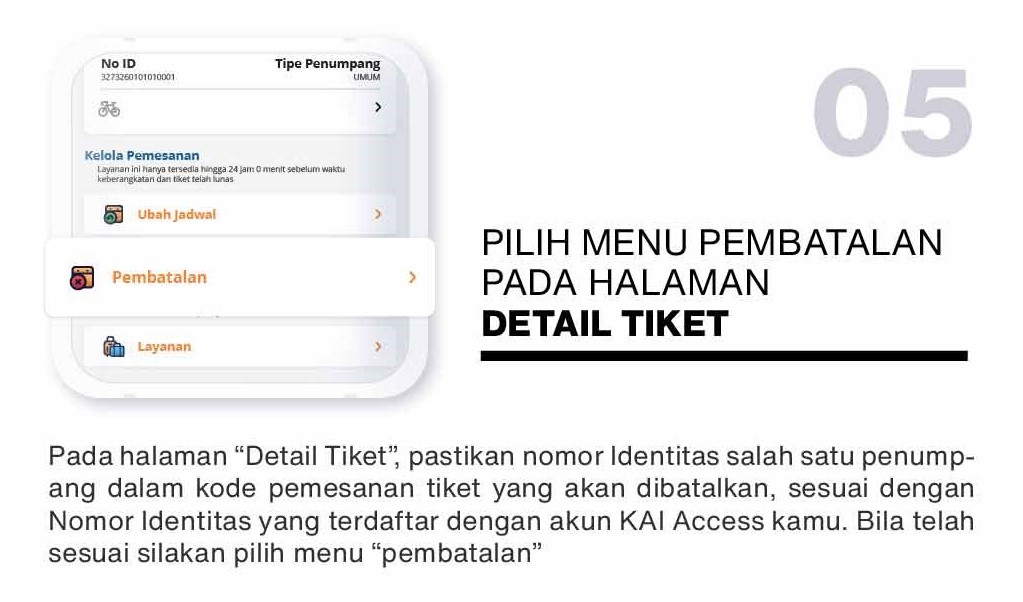 Begini Cara Mudah untuk Batalkan Tiket Kereta Api. Nggak Perlu ke Stasiun, Sambil Rebahan Juga Bisa!