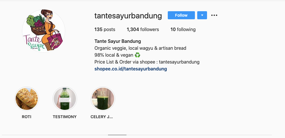 5 Akun Instagram Toko Online Buat Beli Sayur, Daging, dan Buah-buahan di Bandung. Anti Ribet~
