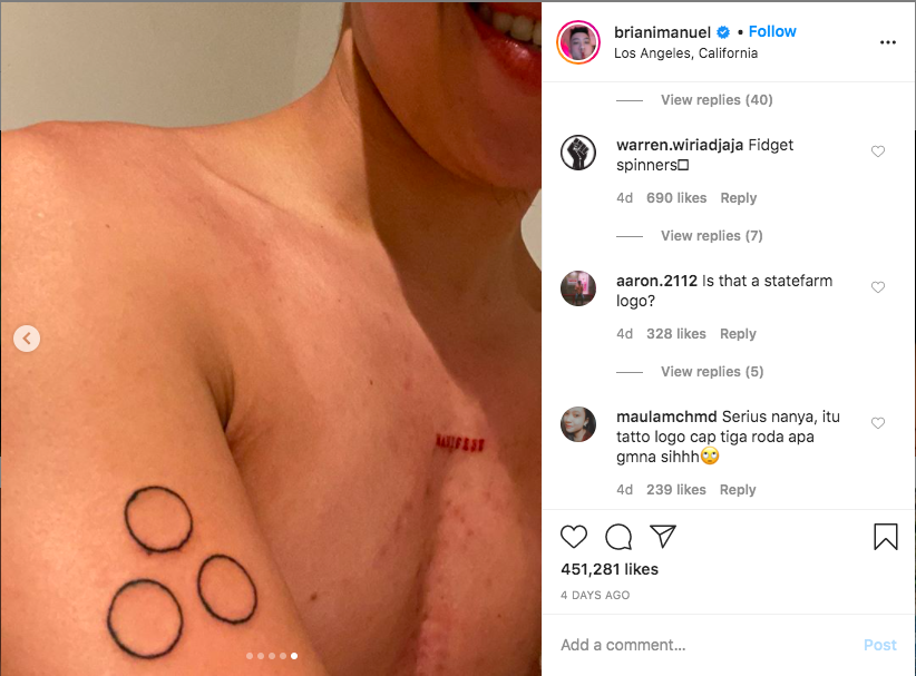 Rich Brian Pamer Tato Baru dengan Makna Mendalam. Eh Warganet Malah Komentarnya Kocak