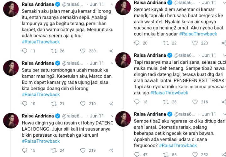 Kenang 10 Tahun Berkarier, Raisa Ceritakan Pengalaman Horor Saat Menginap di Hotel Kuno Sumatra