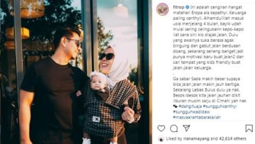 Terniat, Begini Caption Instagram Fitrop buat sang Anak. Kasih Sayang yang Dibalut dengan Tawa~