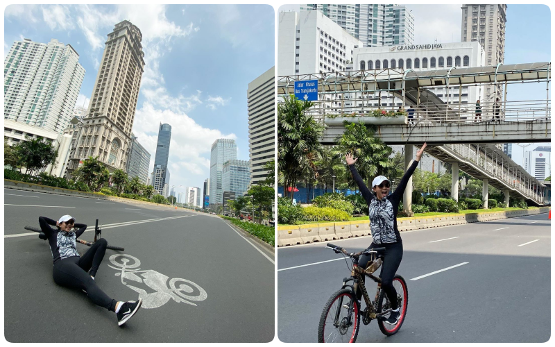 8 Artis yang Hobi Banget Naik Sepeda. Ada yang Sepedaan Jakarta-Bali untuk Rayakan Anniversary Lo!