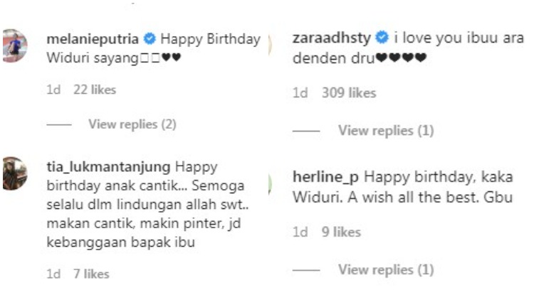 Putri Dwi Sasono Ulang Tahun, Adhisty Zara Beri Kejutan Spesial. Bak Kakak dan Adik Beneran