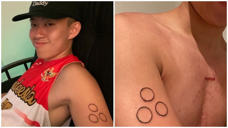 Rich Brian Pamer Tato Baru dengan Makna Mendalam. Eh Warganet Malah Komentarnya Kocak