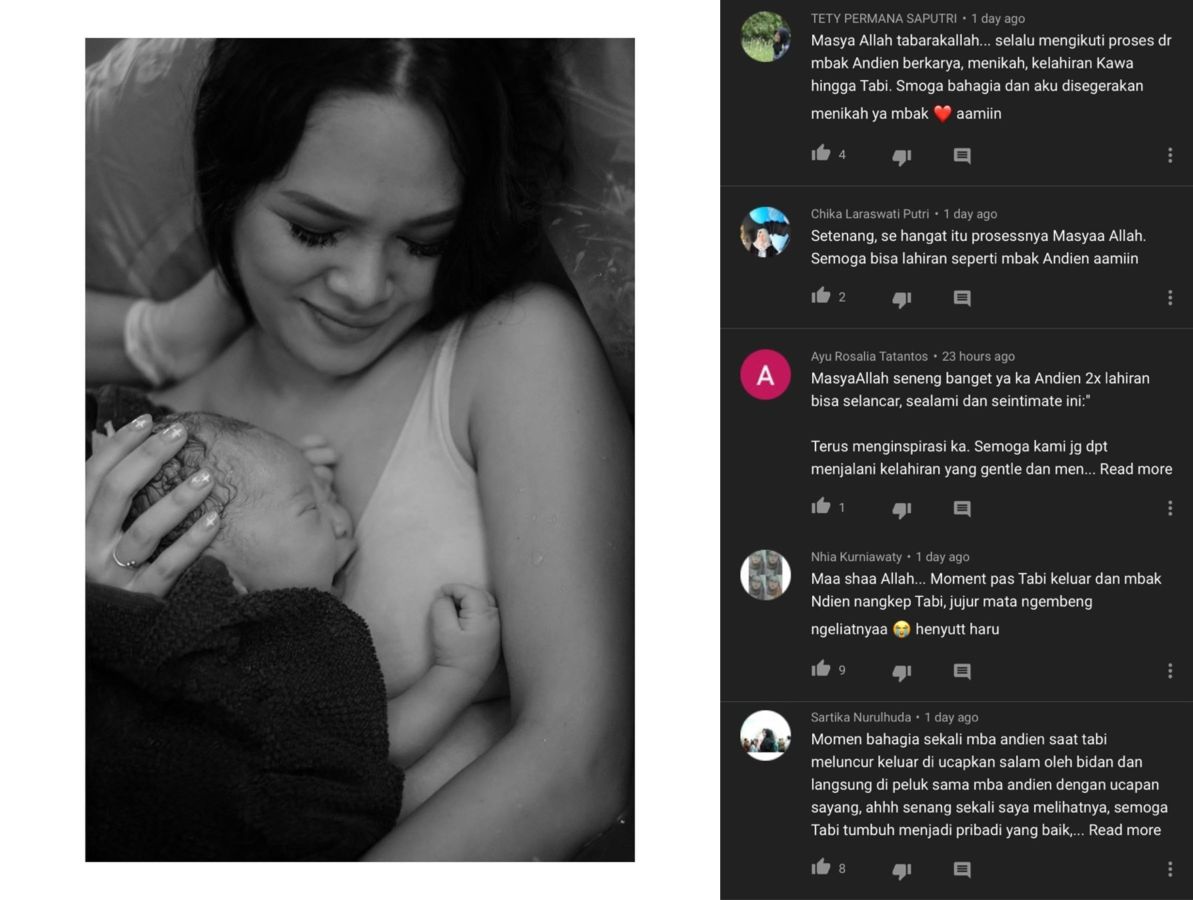 Unggah Video Persalinan Tabi, Andien Aisyah Sambut Kelahiran sang Bayi dengan Tangan Sendiri