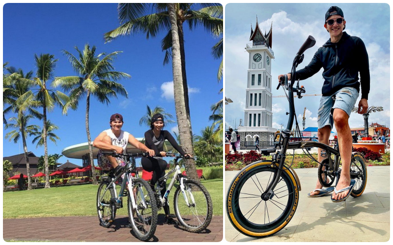 8 Artis yang Hobi Banget Naik Sepeda. Ada yang Sepedaan Jakarta-Bali untuk Rayakan Anniversary Lo!