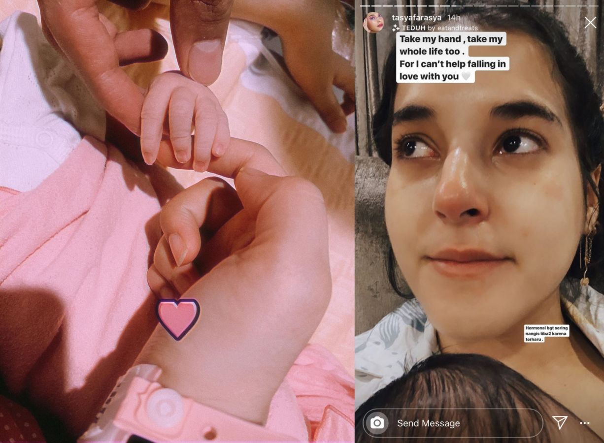 Tasya Farasya Akhirnya Ungkap Nama sang Bayi yang Baru Lahir, Warganet Takjub dengan Artinya