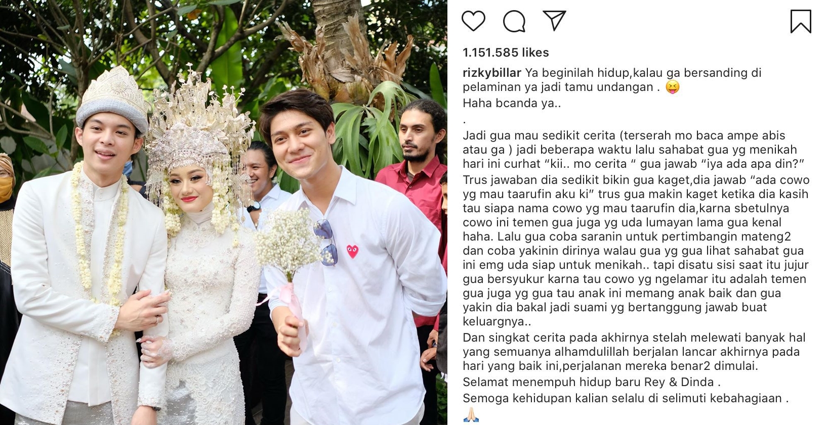 Hadiri Nikahan Dinda Hauw, Rizky Billar: Kalau Nggak Bersanding di Pelaminan, ya Jadi Tamu Undangan 5 Hadiri Nikahan Dinda Hauw, Rizky Billar: Kalau Nggak Bersanding di Pelaminan, ya Jadi Tamu Undangan