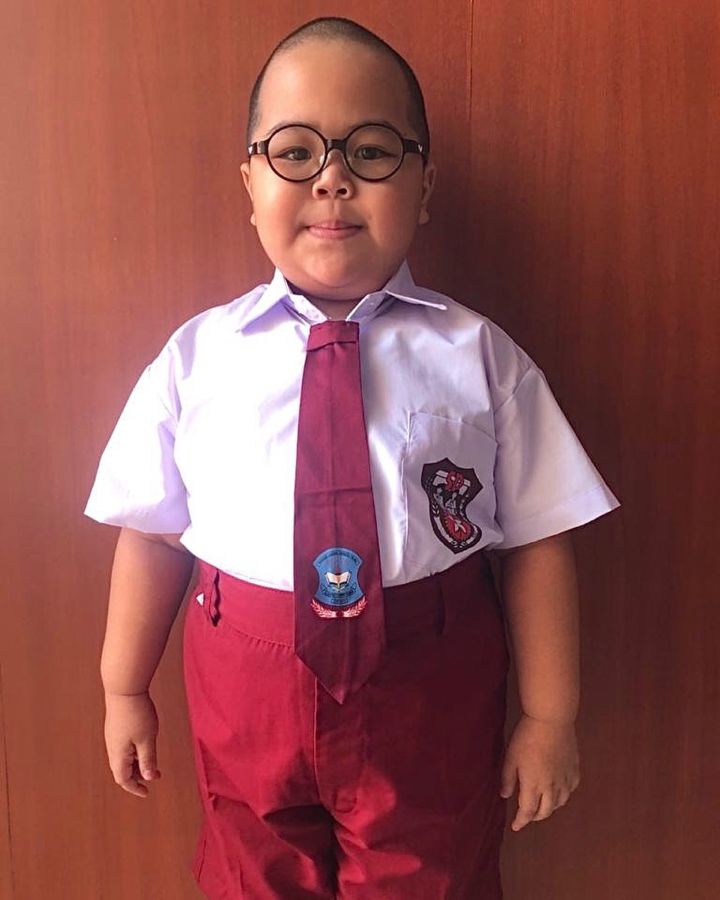 Viral di Tahun 2016 Silam Saat Masih Bayi, ini Potret Tatan yang Baru Aja Masuk SD. Gemes!