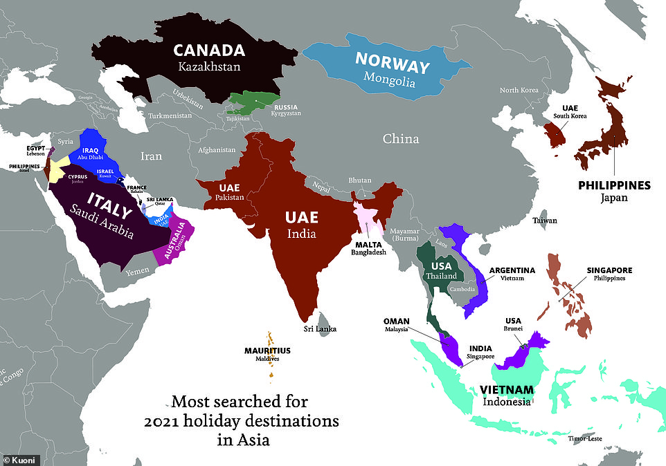 Begini Destinasi Impian Traveler untuk Liburan Tahun 2021. Orang AS Pengen ke Jepang, Indonesia Mau ke Vietnam!
