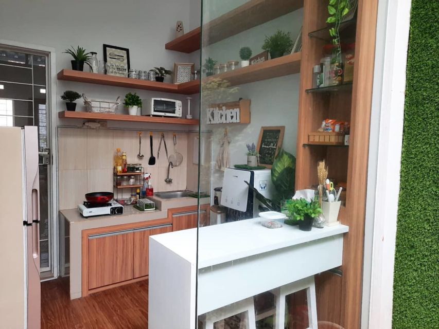 desain dapur minimalis terbuka dibelakang rumah