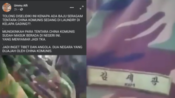 Viral Dugaan Adanya Seragam Tentara Cina Dicuci di Kelapa Gading, kok Udah pada Suuzan Aja sih?