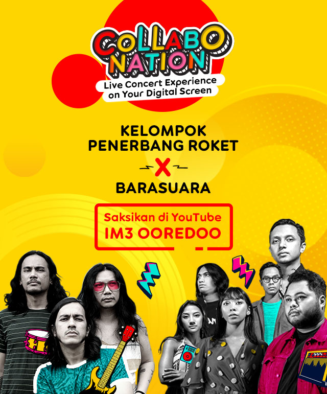 Mengintip Serunya Aksi Kelompok Penerbang Roket & Barasuara di Collabonation Concert, Konser yang Digelar Tanpa Penonton