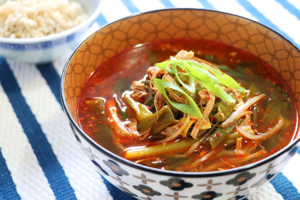 resep sop daging sapi Korea